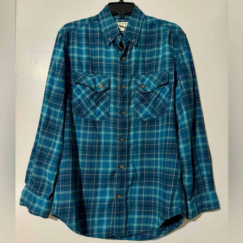 Duluth Trading Co. Flannel Cotton/Polyester - Plaid Size Small